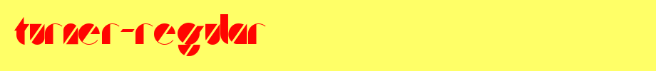 TURNER-Regular.ttf type, t letter English