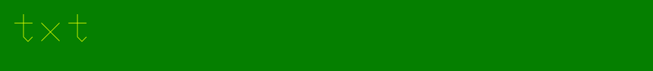 Txt.ttf type, t letter English