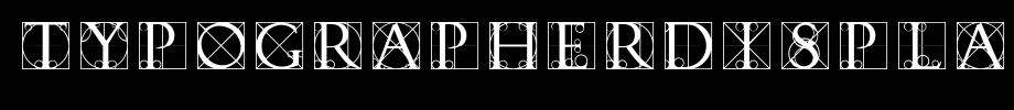 TypographerDisplay.ttf type, t letter English